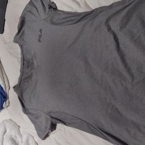 Grey fila shirt for teens